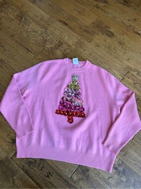 ✨Queen of Sparkles ✨Sequin Christmas tree Sweater 🎄size XL perfect condition